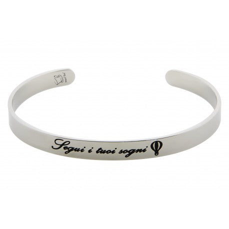 Bracciale Rigido "Segui i tuoi sogni"