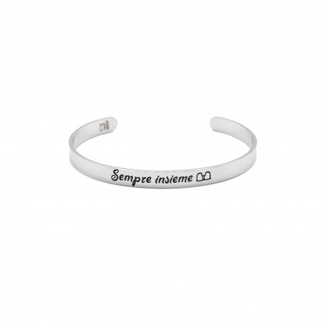 Bracciale Rigido "Sempre insieme"